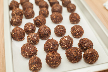 Healthy cookies with data-palm fruits