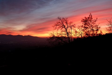 Tuscany sunset moments 
