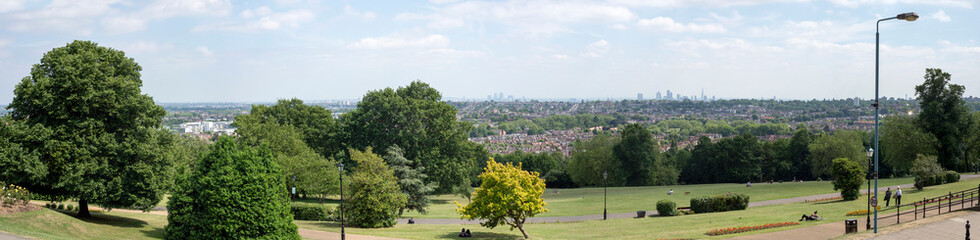 london city panorama from alexandra palace