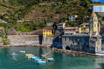 Vernazza Harbor Cinque Terre Italy