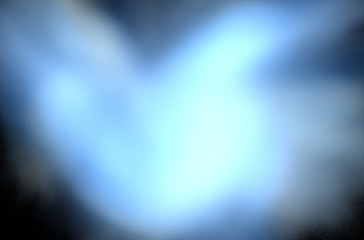 Obraz premium Blue white blurred fractal background. Fantasy pattern texture. Digital art. 3D rendering. Computer generated image