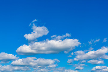 Clouds against blue sky 