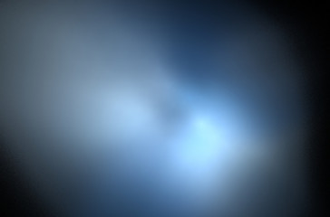 Blue white blurred fractal background. Fantasy pattern texture. Digital art. 3D rendering. Computer generated image