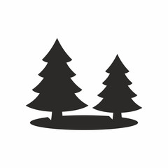 Forest scene icon