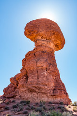 Sunburst at Elephant Butte in Arches National Park