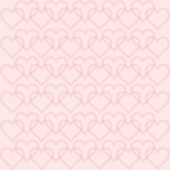 Heart background vector - seamless vector pattern - love background