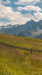 Fototapeta na wymiar Smartphone HD wallpaper of beautiful alpine view at Mayrhofen - Zillertal - Tyrol - Austria