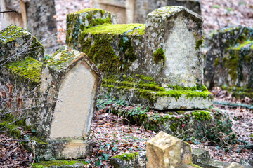 Stones on jewish cemetery