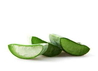 Aloe Vera On White Background