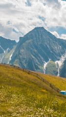 Fototapeta premium Smartphone HD wallpaper of beautiful alpine view at Mayrhofen - Zillertal - Tyrol - Austria