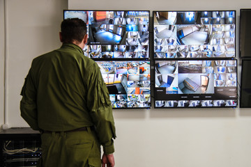 CCTV security room