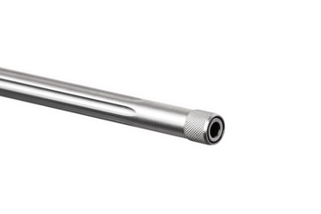 silver barrel isolated on white