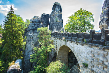 Bastei bridge view