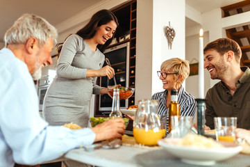 Every meal is special with family