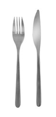Set of fork, knife  isolated