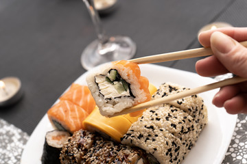 Romantic Sushi Dinner