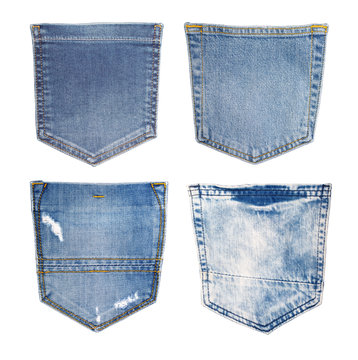 Jeans Back Pockets Stock Photo - Download Image Now - Arts Culture