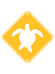 warnung vorsicht schild zone hinweis achtung wasserschildkröte schildkröte wasser turtle schwimmen meer flossen clipart design schön panzer tattoo logo