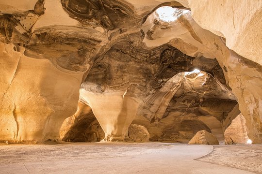 Bell Cave At Beit Guvrin Maresha national park background