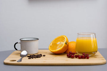 plateau petit déjeuner