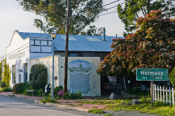 A small town main street