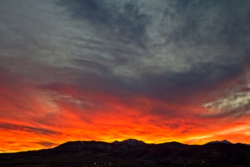 Utah Sunset by Skip Weeks