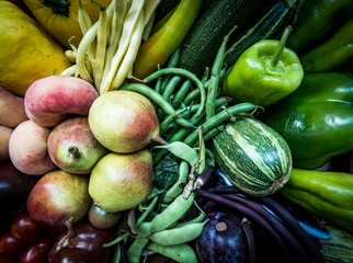 Farm fresh fruits and vegetables