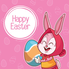Happy easter poster