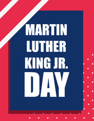 Fototapeta premium martin luther king jr day