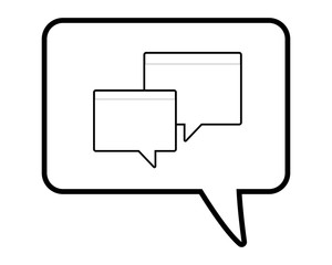 speech bubble cartoon