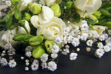 Bouquet of white flowers