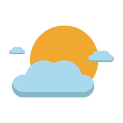 sun and cloud
