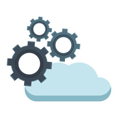 cloud with gears