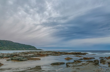 Fototapeta na wymiar Grey River beach, near Apollo Bay, Great Ocean Road, Victoria, Australia