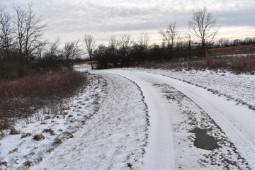 road in winter