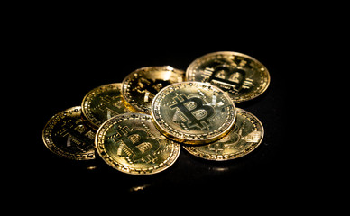 golden bitcoin cryptocurrency