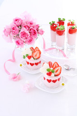 バレンタインいちごスイーツ