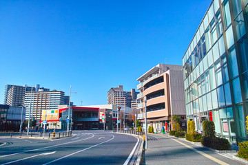 津田沼駅の南側の風景
