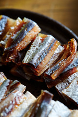 Cut dried fish 