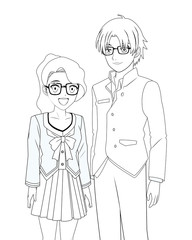 couple anime manga