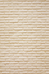 Fototapeta premium レンガ壁 クリーム色