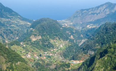 Fototapeta na wymiar Vereda dos Balcoes in Madeira, Portugal