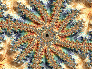 Fractal a never-ending pattern. Abstract Computer generated Fractal design. Fractals are infinitely complex patterns that are self-similar across different scales. Great for cell phone wall paper. 