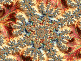 Fractal a never-ending pattern. Abstract Computer generated Fractal design. Fractals are infinitely complex patterns that are self-similar across different scales. Great for cell phone wall paper. 