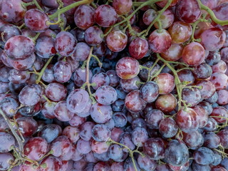 Fresh grapes. colorful background texture.