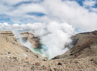 Nakadeke Crater, Mt Aso, Japan