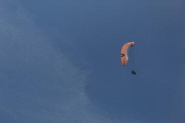 paraglider in the sky
