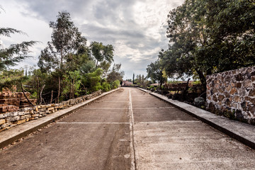 road in park