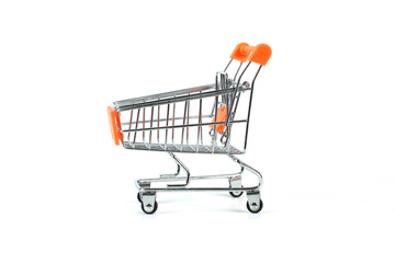 Cart in the mall white background. © jojokrap