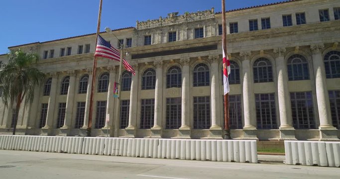 Dyer Federal Building And Courthouse Downtown Miami 4k 60p stock video